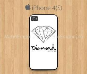 iPhone 4 Case, iPhone 4S Case Black, Diamond Supply Co Black